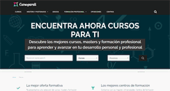 Desktop Screenshot of cursosparati.com