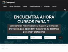 Tablet Screenshot of cursosparati.com